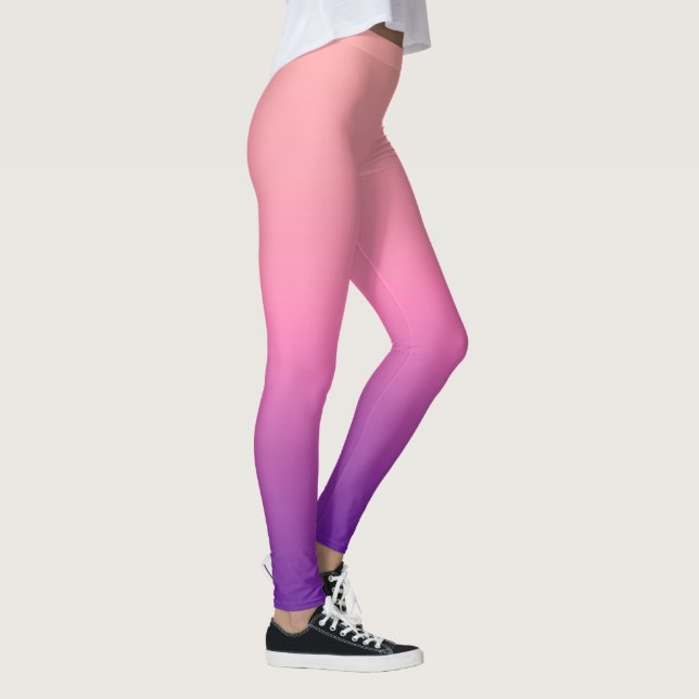 Apricot to Purple Leggings (Right)