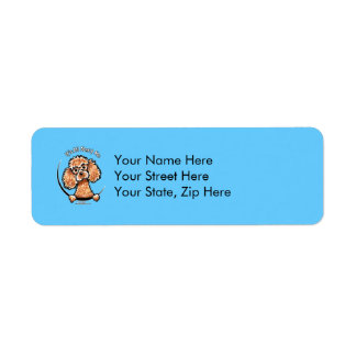 Apricot Toy Miniature Poodle IAAM Label