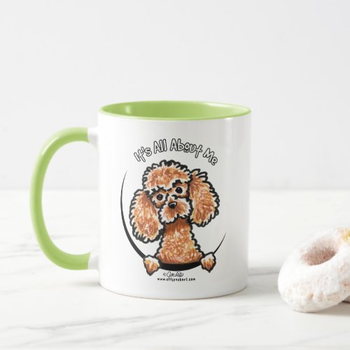 Apricot Toy Poodle Its All About Me Mug