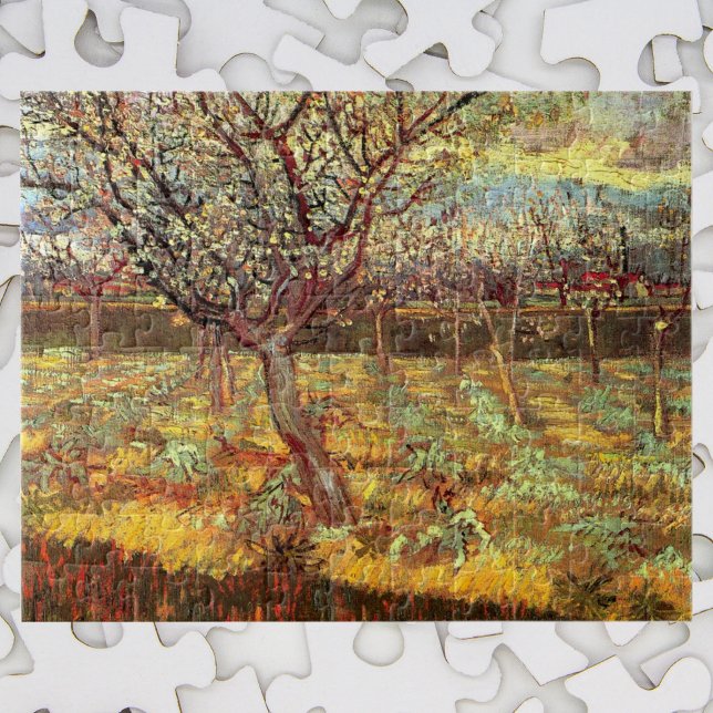 Apricot Trees in Blossom by Vincent van Gogh Jigsaw Puzzle (Creator Uploaded)
