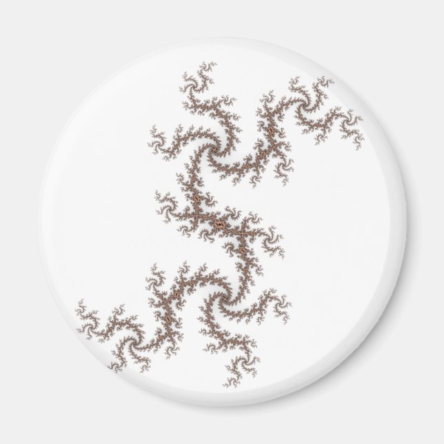 Apricot Twists Julia Magnet (Front)