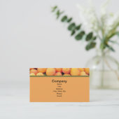Apricots Business Cards (Standing Front)