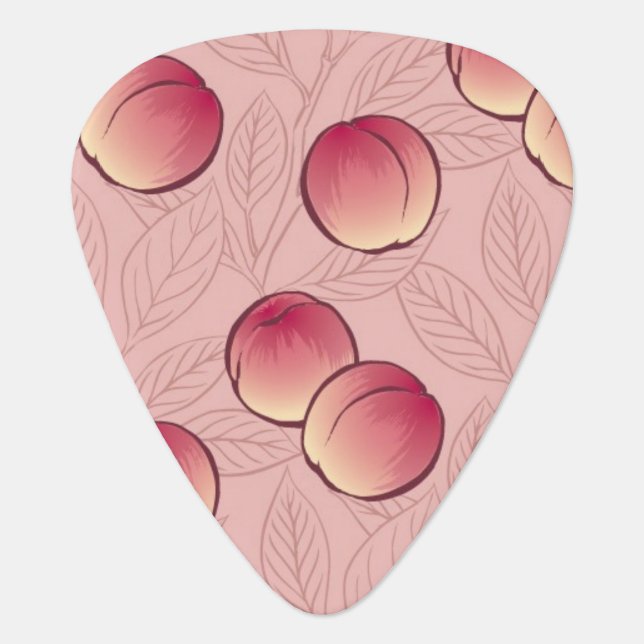 Apricots Guitar Pick (Front)