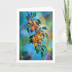 Apricots on a Summer Branch Painting by Alfred Fox Card