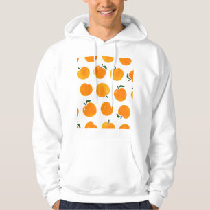 Apricots Watercolor White Background Vintage Hoodie