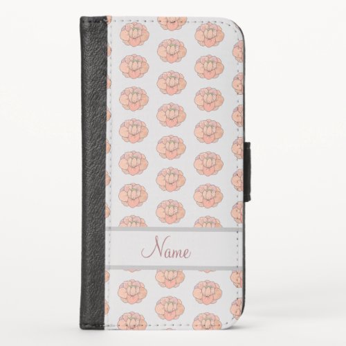 Aprikotrose iPhone Wallet Hlle