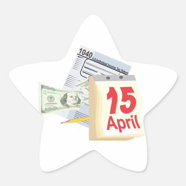 April 15 - star sticker (Front)