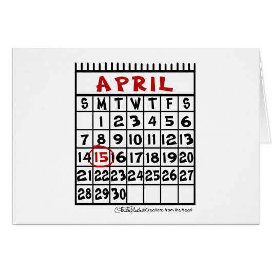 April 15-Tax Humor (Front Horizontal)