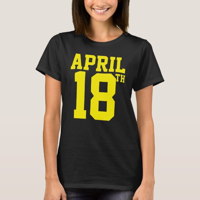 April 18th shirt (Front)