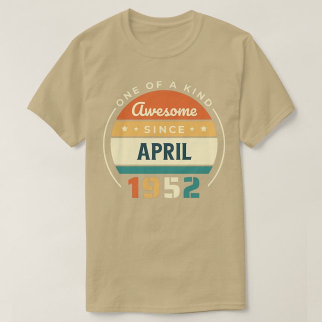 April 1952 T-Shirt (Design Front)
