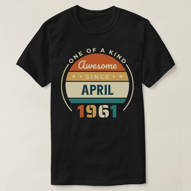 April 1961 T-Shirt (Design Front)