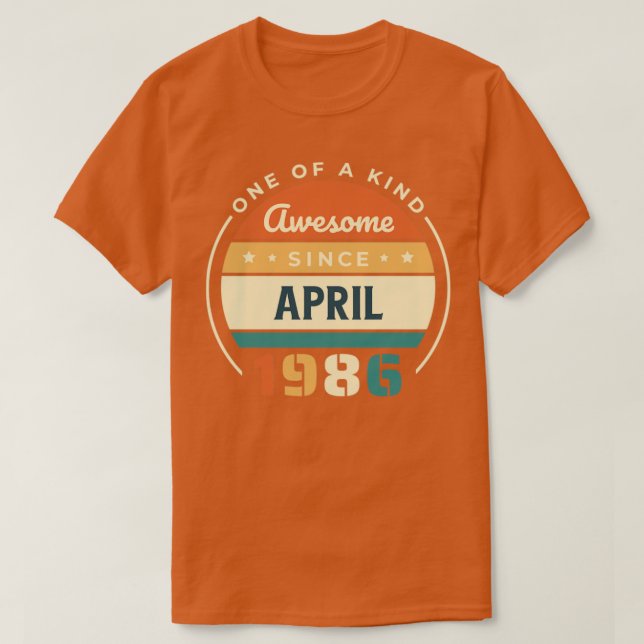 April 1986 T-Shirt (Design Front)