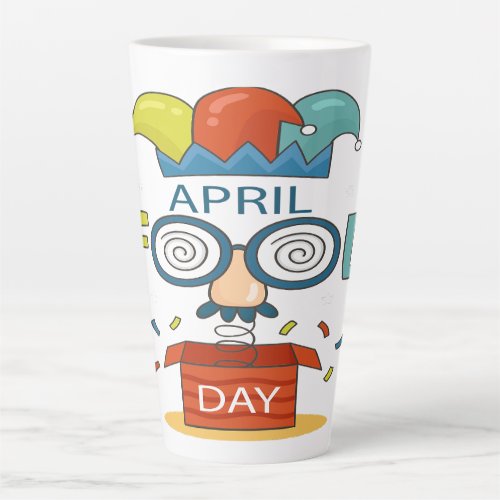 April 1st prank and fun latte mug