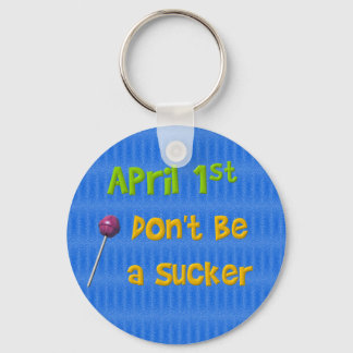 April 1st Sucker Keychain