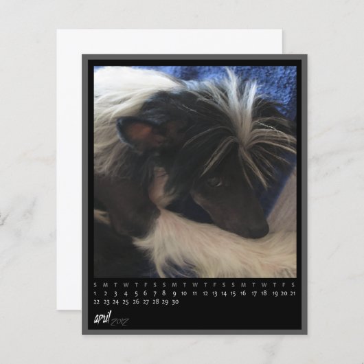 april 2012 calendar (Front/Back)