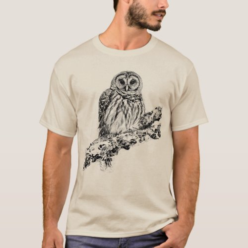 April 2024 _ Mr Owl _ Gray T_Shirt