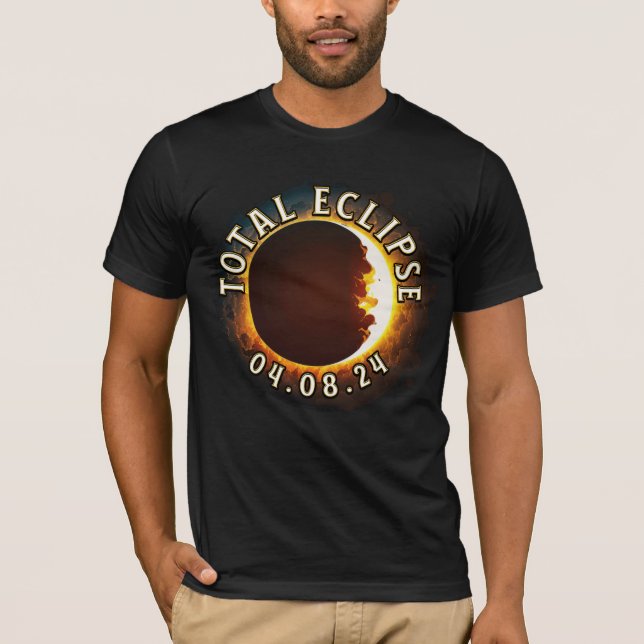 April 2024 Solar Total Eclipse T-Shirt (Front)