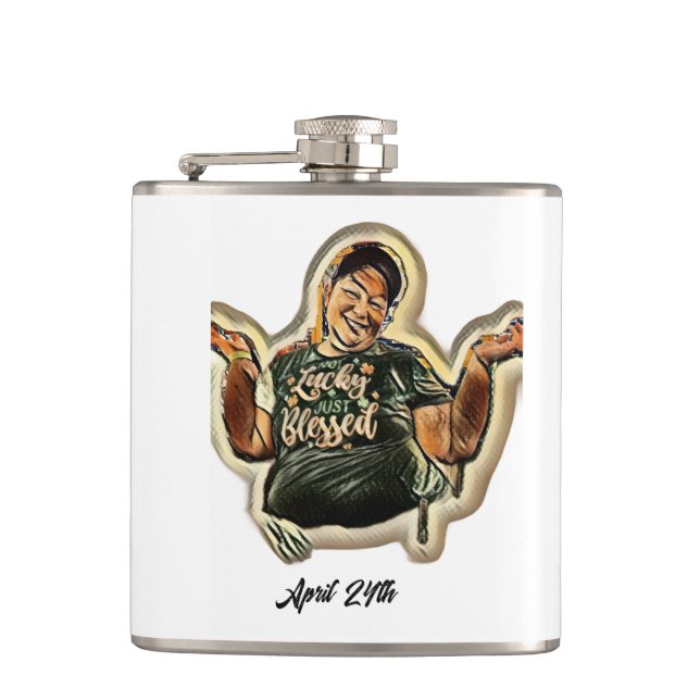 April 24th  flask (Front)
