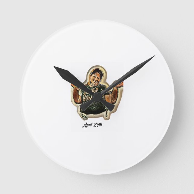 April 24th  round clock (Front)
