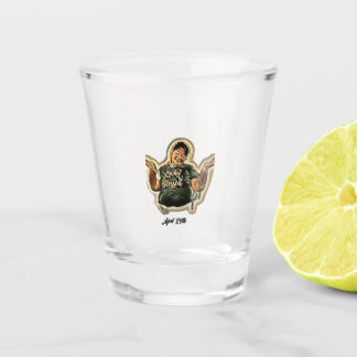 April 24th  shot glass