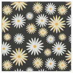 April Birth Flower - Watercolour Daisy Pattern Fabric