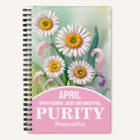 April Birth Month Flower Christian Journal
