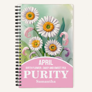 April Birth Month Flower Christian Journal