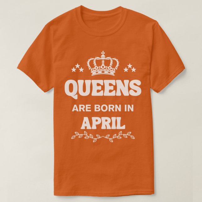 April Birthday 12 T-Shirt (Design Front)