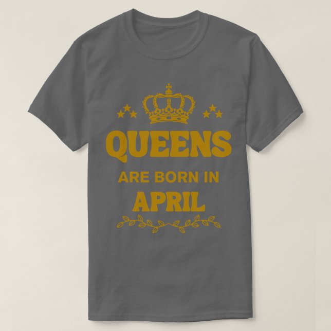 April Birthday 8 T-Shirt (Design Front)
