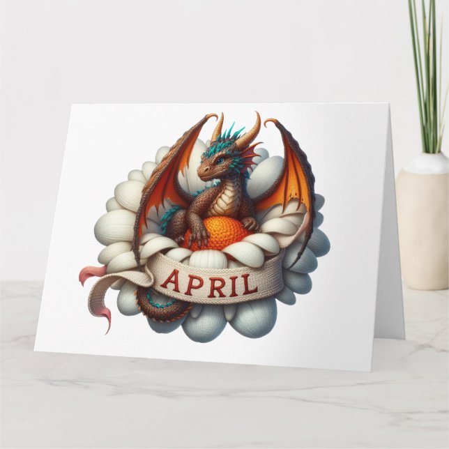 April Birthday Card (Front)