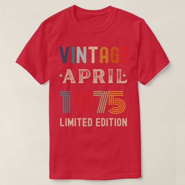 April Birthday Gift 29 T-Shirt (Design Front)