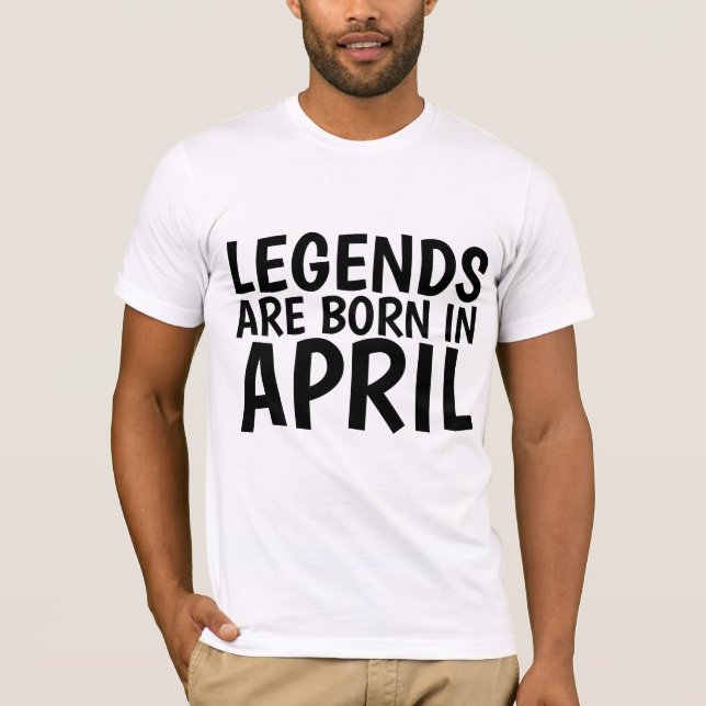 APRIL BIRTHDAY T-Shirts (Front)