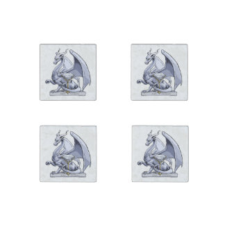 April Birthstone Dragon: Diamond Stone Magnet