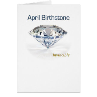 April Birthstone - The Invincible Diamond - Cards