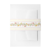 April Blossom Garden Daffodil Striped Belly Band