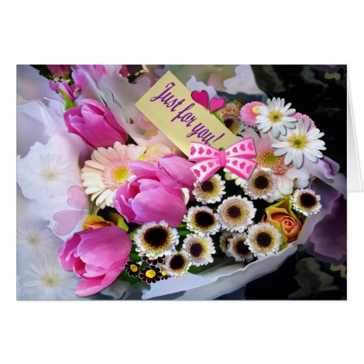 APRIL BOUQUET ~ Card (Front Horizontal)