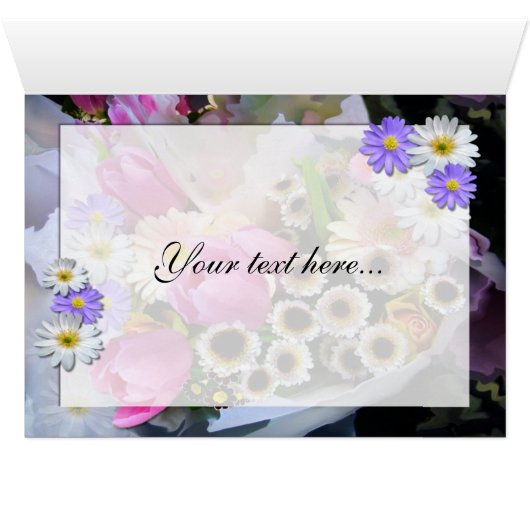 APRIL BOUQUET ~ Card (Inside Horizontal (Bottom))