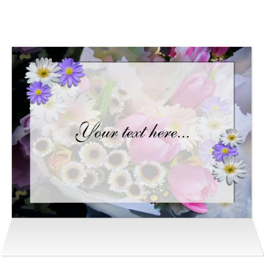 APRIL BOUQUET ~ Card (Inside Horizontal (Top))