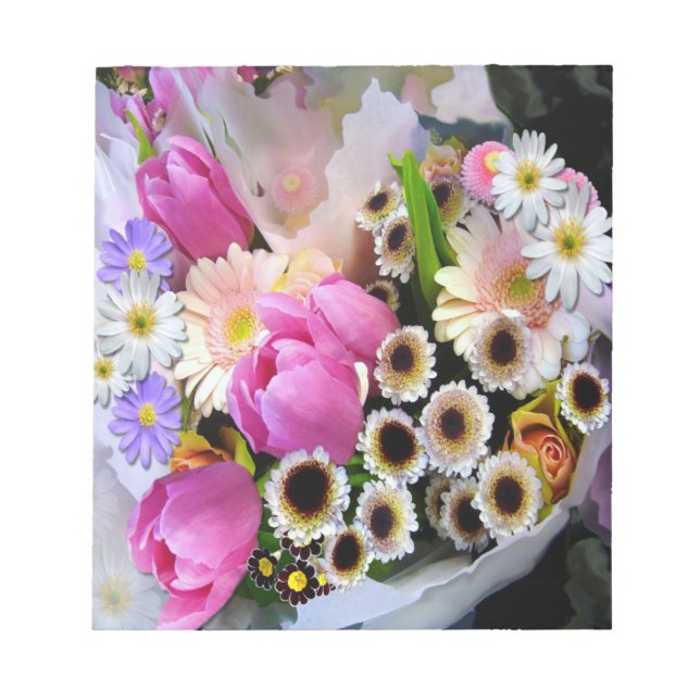 April Bouquet Notepad (Front)