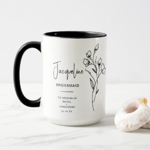 April Bridesmaid   Sweet Pea Birth Flower Mug