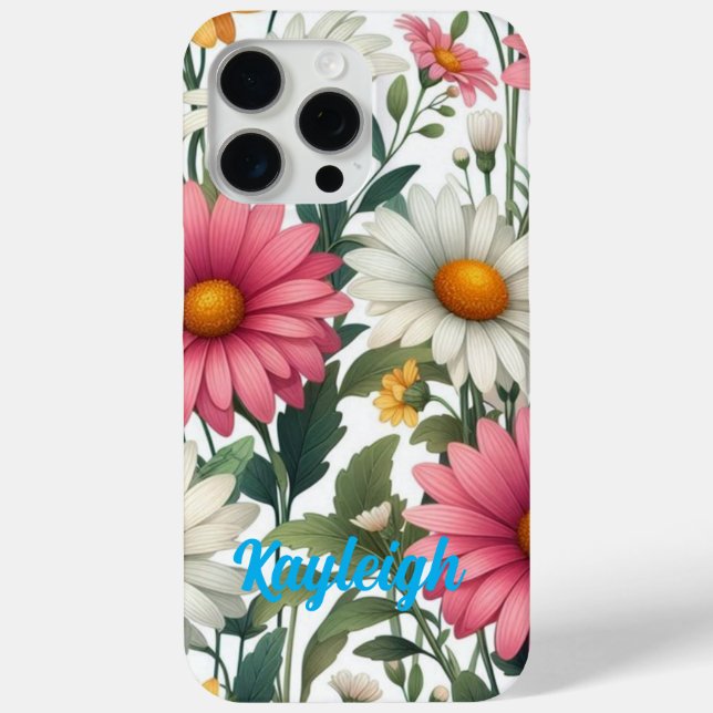April daisy birth month flower Case-Mate iPhone case (Back)