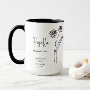 April Flower Girl Daisy Birth Flower Mug