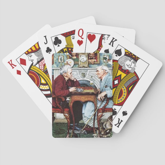 April Fool, 1943 Poker Cards (Back)