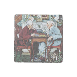 April Fool, 1943 Stone Magnet