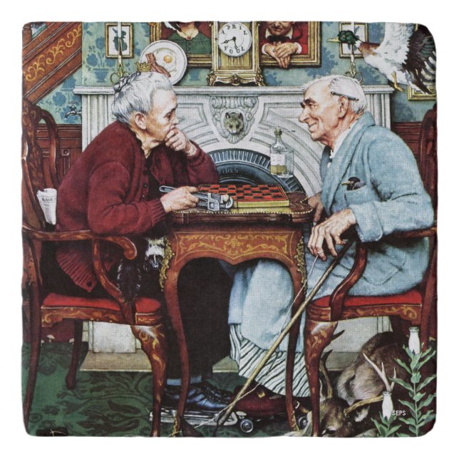 April Fool, 1943 Trivet (Front)