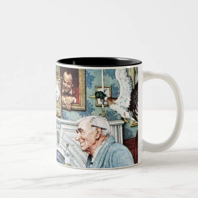 April Fool, 1943 Two-Tone Coffee Mug (Right)