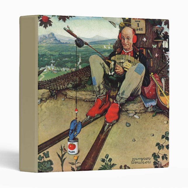 April Fool, 1945 3 Ring Binder (Front/Spine)