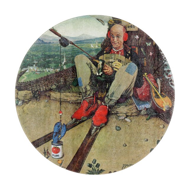 April Fool, 1945 Cutting Board (Front)