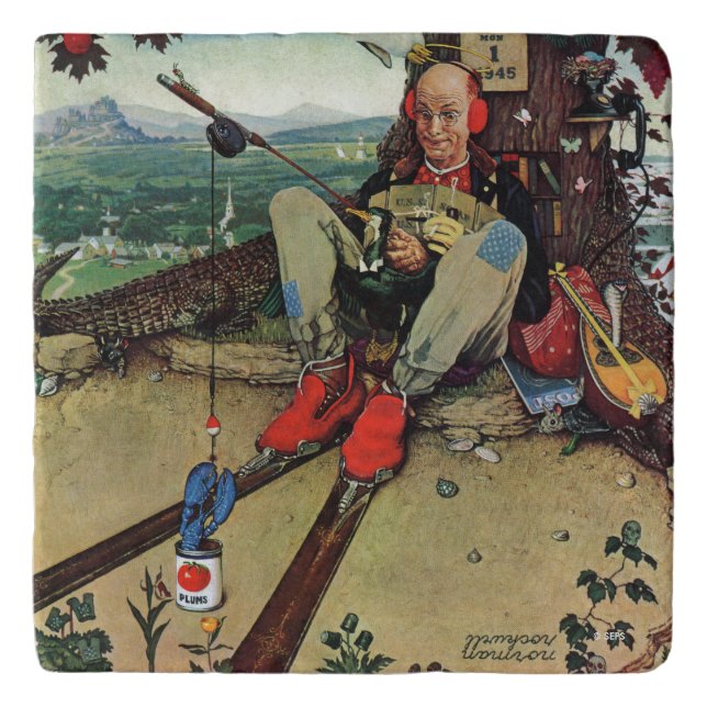 April Fool, 1945 Trivet (Front)