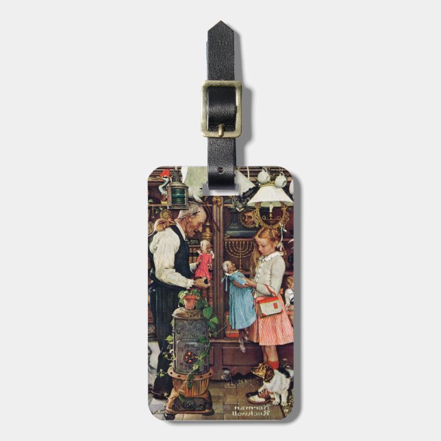 April Fool, 1948 Luggage Tag (Front Vertical)
